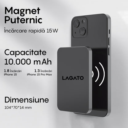 Baterie Externa MagSafe Lagato VoltEdge Pro 10000 mAh