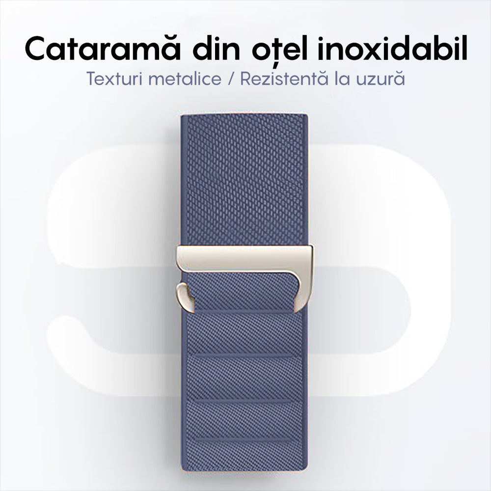 Curea Alpine Summit - Apple Watch 1/2/3/4/5/6/7/8/9/10/11/SE/SE2/SE3 - 38/40/41/42 MM - Albastru