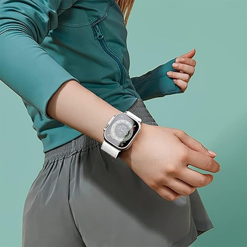 Curea Alpine Summit - Apple Watch 1/2/3/4/5/6/7/8/9/10/11/SE/SE2/SE3 - 38/40/41/42 MM - Alb