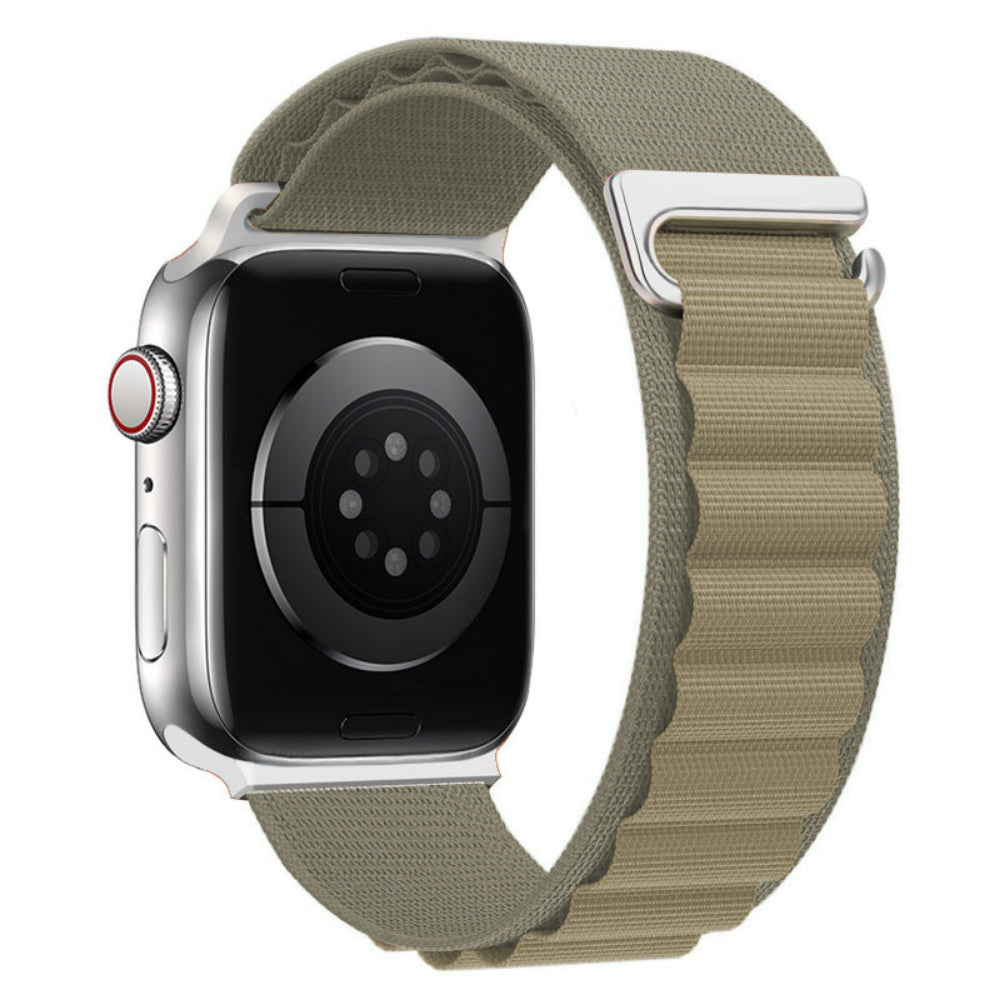 Curea Alpine Summit - Apple Watch 1/2/3/4/5/6/7/8/9/10/11/SE/SE2/SE3 - 38/40/41/42 MM - Verde Deschis