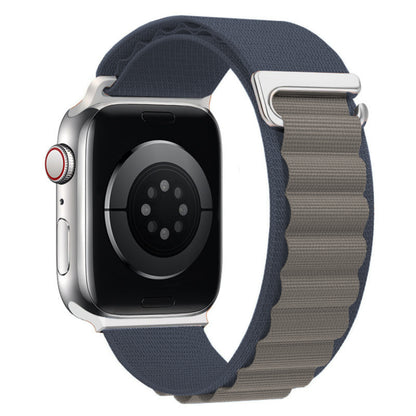 Curea Alpine Summit - Apple Watch 1/2/3/4/5/6/7/8/9/10/11/SE/SE2/SE3/Ultra 1/Ultra 2/Ultra 3 - 42/44/45/46/49 MM - Albastru