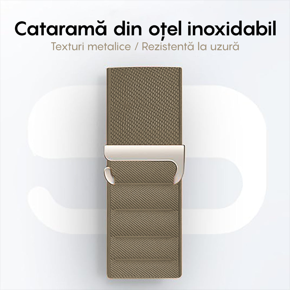 Curea Alpine Summit - Apple Watch 1/2/3/4/5/6/7/8/9/10/11/SE/SE2/SE3/Ultra 1/Ultra 2/Ultra 3 - 42/44/45/46/49 MM - Verde Deschis