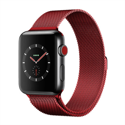 Curea Milanese Classic - Apple Watch 1/2/3/4/5/6/7/8/9/10/11/SE/SE2/SE3 - 38/40/41/42 MM - Red
