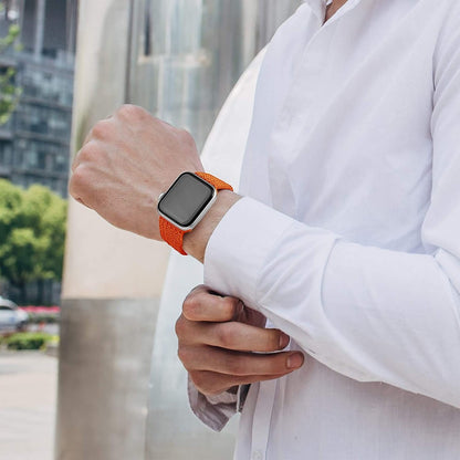 Curea Braided Breeze - Apple Watch 1/2/3/4/5/6/7/8/9/10/11/SE/SE2/SE3 - 38/40/41/42 MM - L - Orange