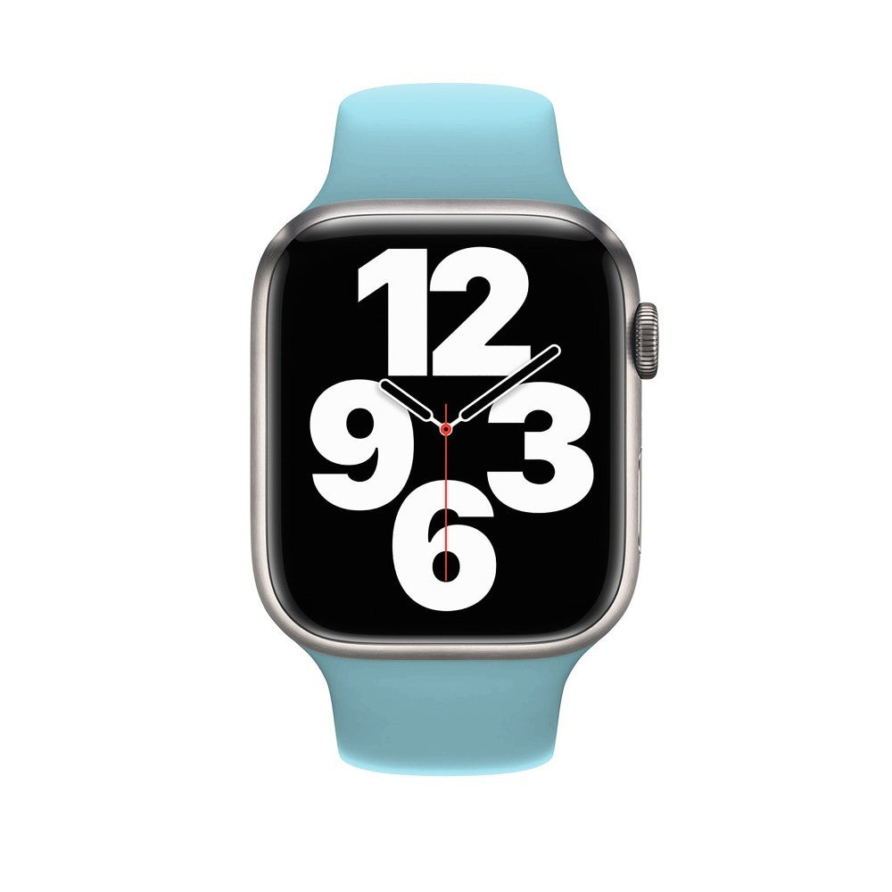 Curea Silicone Sport - Apple Watch 1/2/3/4/5/6/7/8/9/10/11/SE/SE2/SE3 - 38/40/41/42 MM - M/L - Baby Blue
