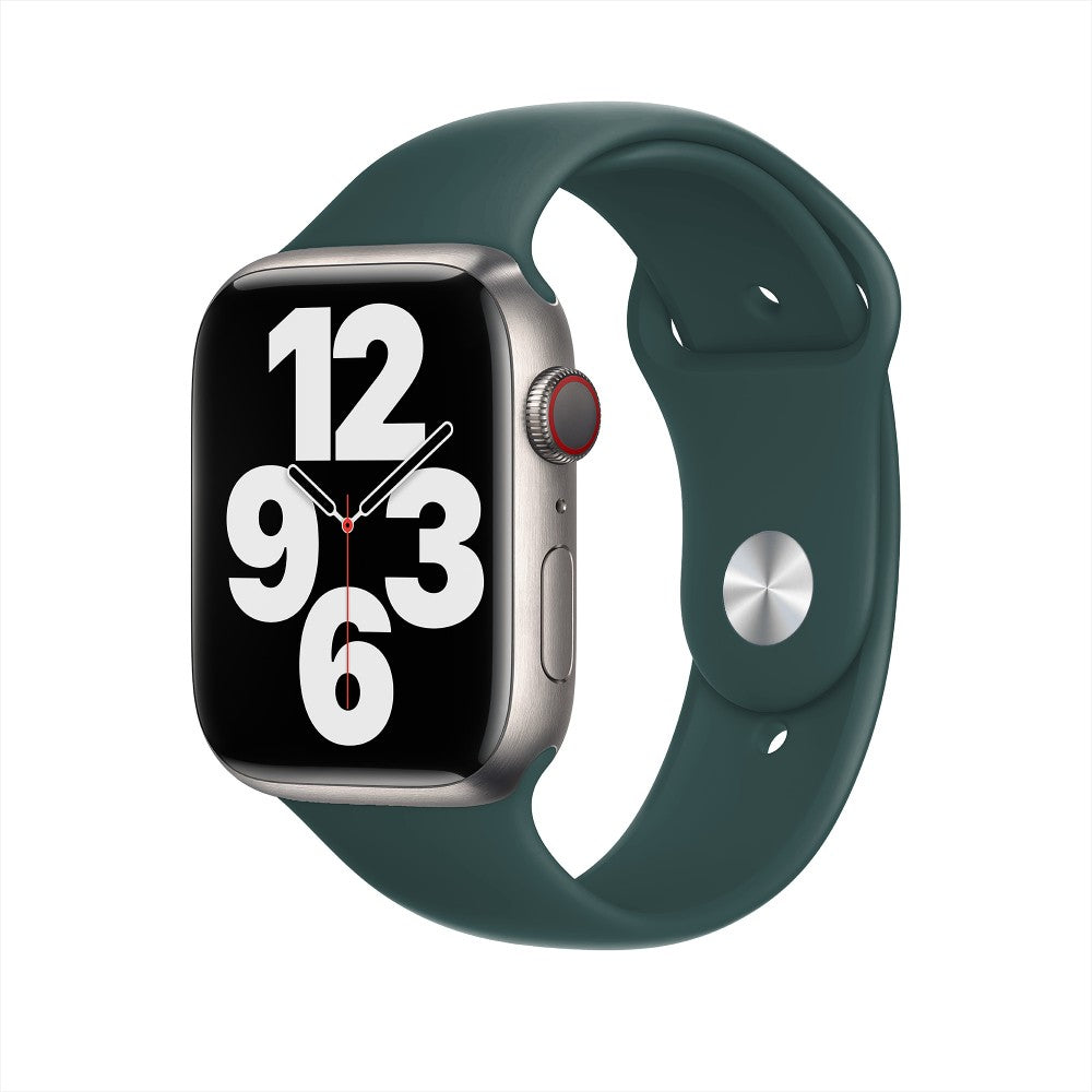 Curea Silicone Sport - Apple Watch 1/2/3/4/5/6/7/8/9/10/11/SE/SE2/SE3 - 38/40/41/42 MM - M/L - Dark Green