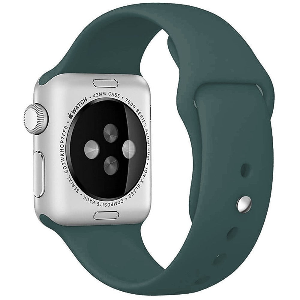 Curea Silicone Sport - Apple Watch 1/2/3/4/5/6/7/8/9/10/11/SE/SE2/SE3 - 38/40/41/42 MM - M/L - Dark Green