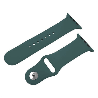 Curea Silicone Sport - Apple Watch 1/2/3/4/5/6/7/8/9/10/11/SE/SE2/SE3 - 38/40/41/42 MM - M/L - Dark Green