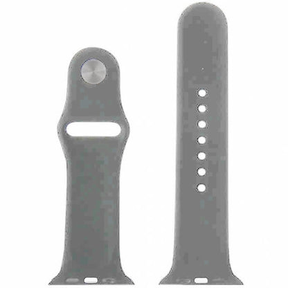 Curea Silicone Sport - Apple Watch 1/2/3/4/5/6/7/8/9/10/11/SE/SE2/SE3 - 38/40/41/42 MM - M/L - Gray