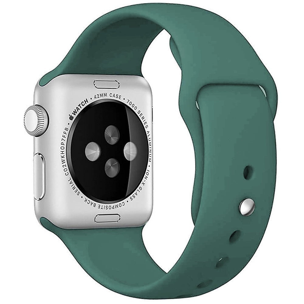Curea Silicone Sport - Apple Watch 1/2/3/4/5/6/7/8/9/10/11/SE/SE2/SE3 - 38/40/41/42 MM - M/L - Marine