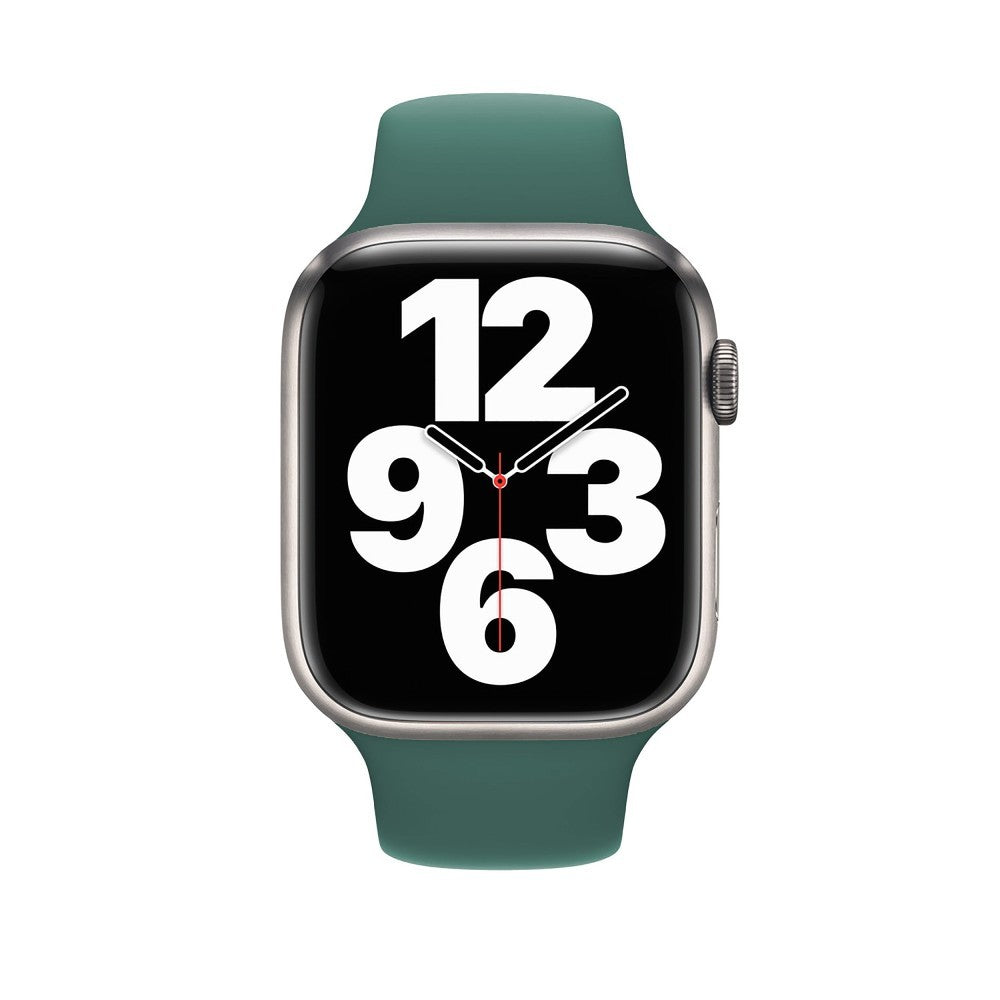 Curea Silicone Sport - Apple Watch 1/2/3/4/5/6/7/8/9/10/11/SE/SE2/SE3 - 38/40/41/42 MM - M/L - Marine