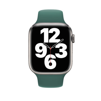 Curea Silicone Sport - Apple Watch 1/2/3/4/5/6/7/8/9/10/11/SE/SE2/SE3 - 38/40/41/42 MM - M/L - Marine
