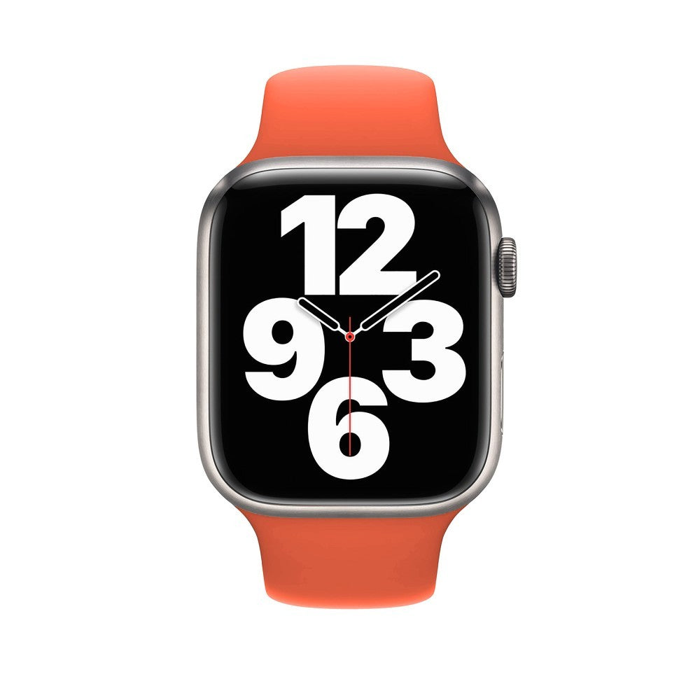 Curea Silicone Sport - Apple Watch 1/2/3/4/5/6/7/8/9/10/11/SE/SE2/SE3 - 38/40/41/42 MM - M/L - Orange