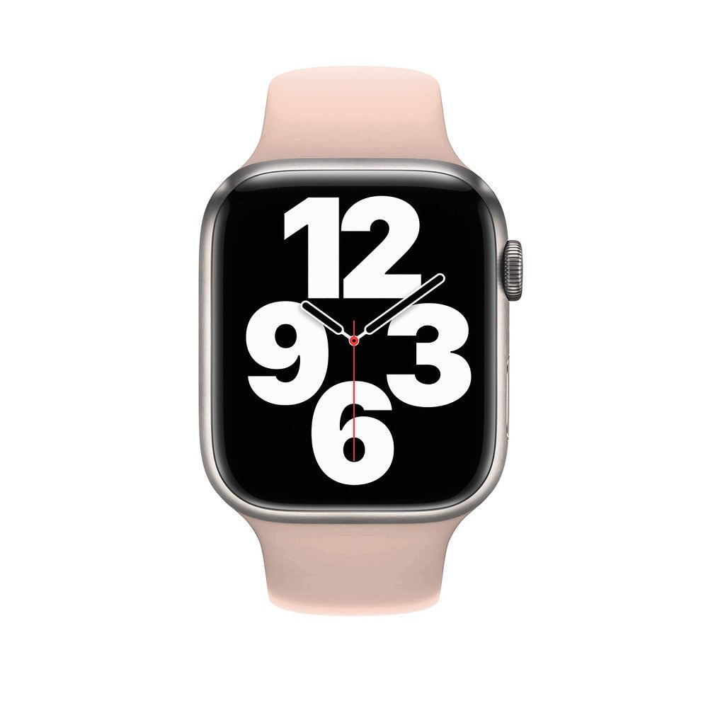 Curea Silicone Sport - Apple Watch 1/2/3/4/5/6/7/8/9/10/11/SE/SE2/SE3 - 38/40/41/42 MM - M/L - Pink Sand