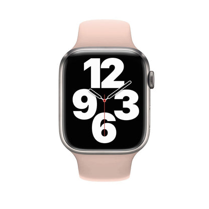 Curea Silicone Sport - Apple Watch 1/2/3/4/5/6/7/8/9/10/11/SE/SE2/SE3 - 38/40/41/42 MM - M/L - Pink Sand