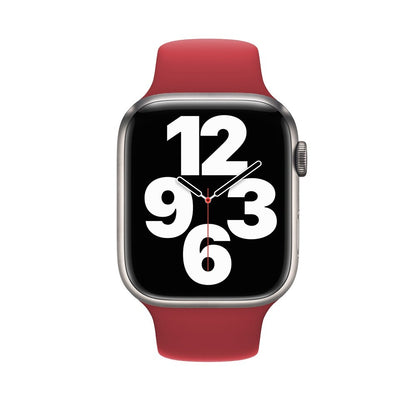 Silicone Sport Strap - Apple Watch 1/2/3/4/5/6/7/8/9/10/11/SE/SE2/SE3 - 38/40/41/42 MM - M/L - Red