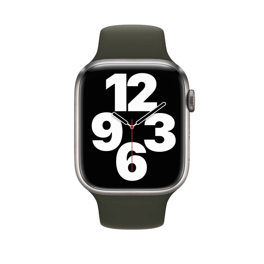 Curea Silicone Sport - Apple Watch 1/2/3/4/5/6/7/8/9/10/11/SE/SE2/SE3 - 38/40/41/42 MM - M/L - Webster Green