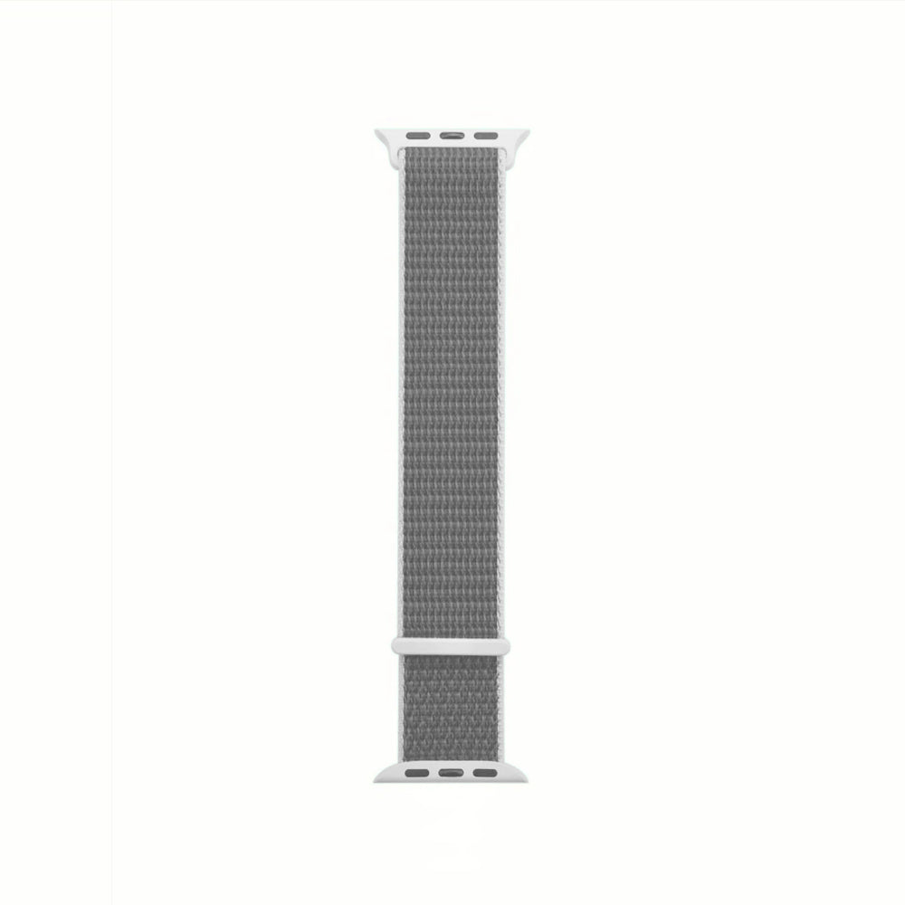 Curea Nylon Classic - Apple Watch 1/2/3/4/5/6/7/8/9/10/11/SE/SE2/SE3 - 38/40/41/42 MM - Gray