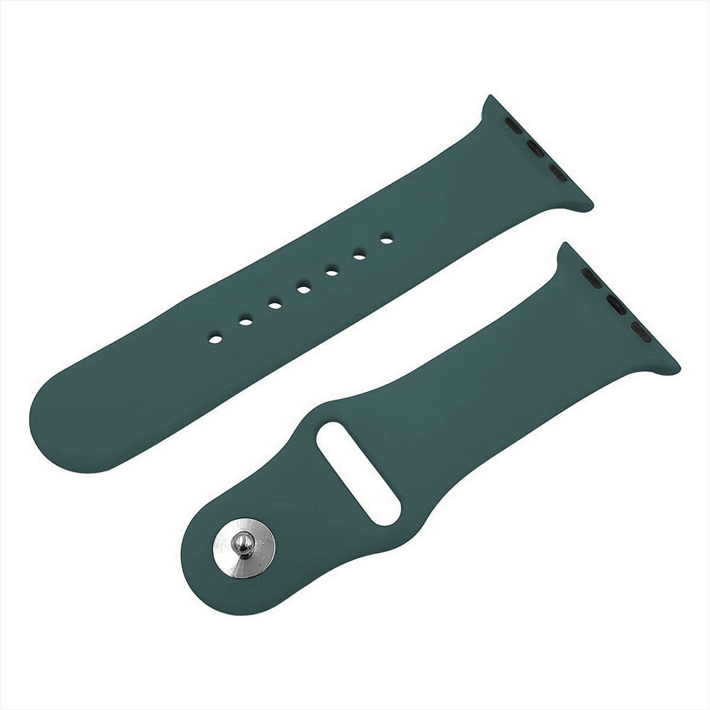 Curea Silicone Sport - Apple Watch 1/2/3/4/5/6/7/8/9/10/11/SE/SE2/SE3 - 38/40/41/42 MM - S/M - Dark Green