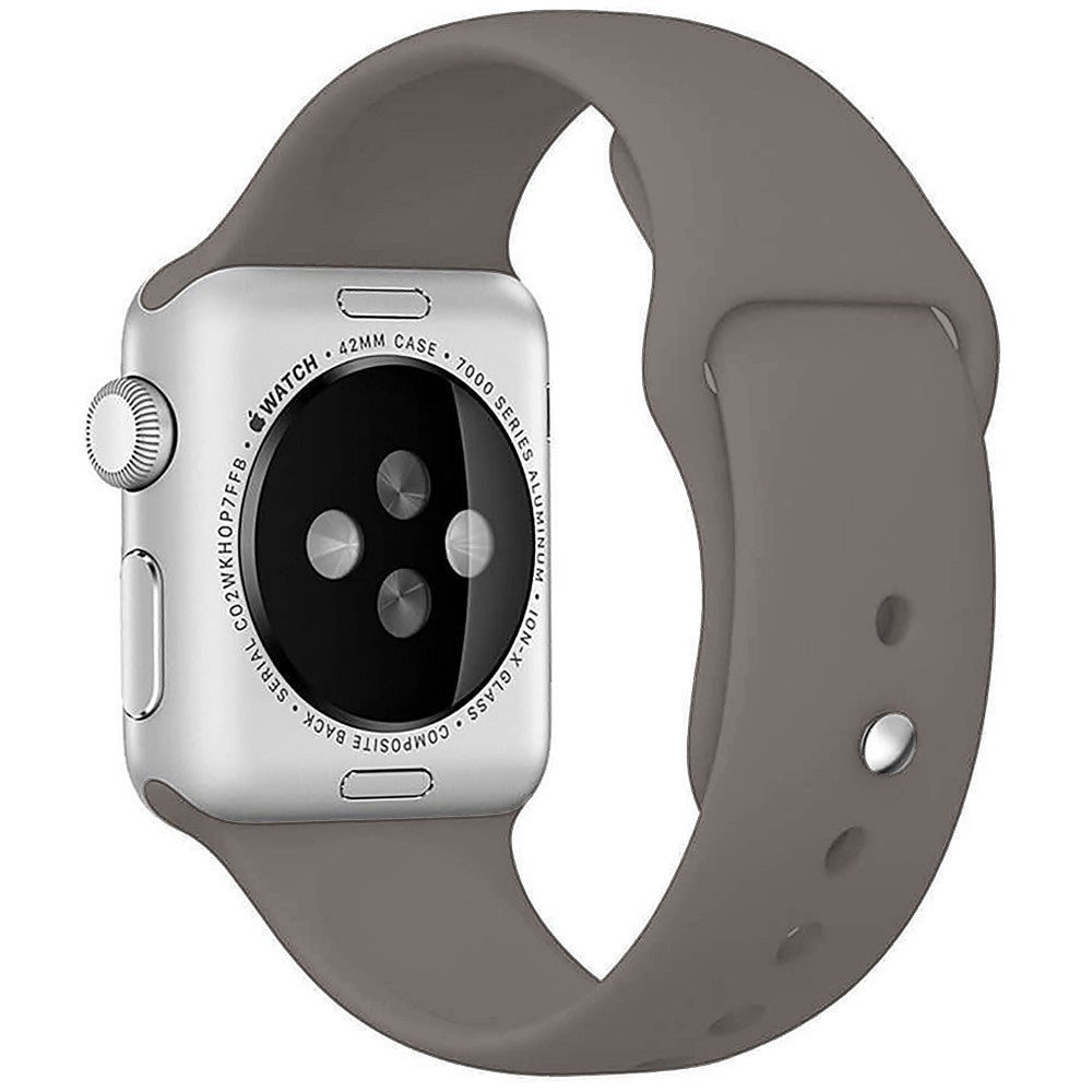Curea Silicone Sport - Apple Watch 1/2/3/4/5/6/7/8/9/10/11/SE/SE2/SE3 - 38/40/41/42 MM - S/M - Dark Grey