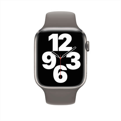 Curea Silicone Sport - Apple Watch 1/2/3/4/5/6/7/8/9/10/11/SE/SE2/SE3 - 38/40/41/42 MM - S/M - Dark Grey