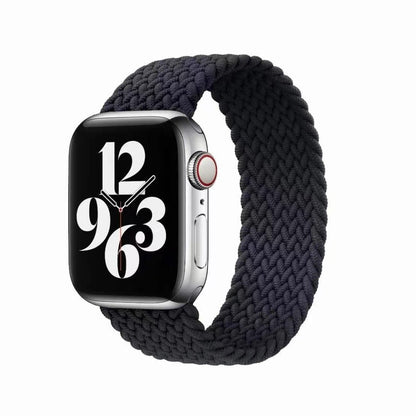 Curea Braided Breeze - Apple Watch 1/2/3/4/5/6/7/8/9/10/11/SE/SE2/SE3 - 38/40/41/42 MM - XS - Black