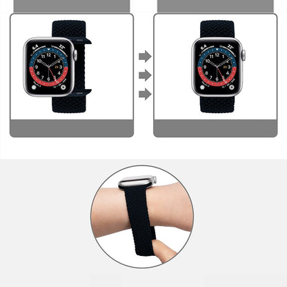 Curea Braided Breeze - Apple Watch 1/2/3/4/5/6/7/8/9/10/11/SE/SE2/SE3/Ultra 1/Ultra 2/Ultra 3 - 42/44/45/46/49 MM - M - Charcoal