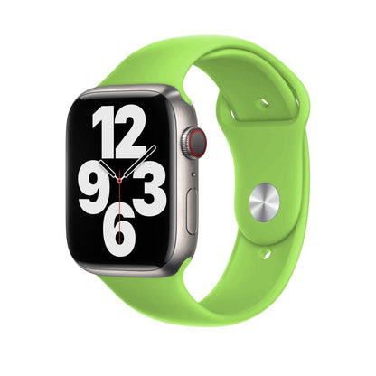 Curea Silicone Sport - Apple Watch 1/2/3/4/5/6/7/8/9/10/11/SE/SE2/SE3/Ultra 1/Ultra 2/Ultra 3 - 42/44/45/46/49 MM - M/L - Acid Green