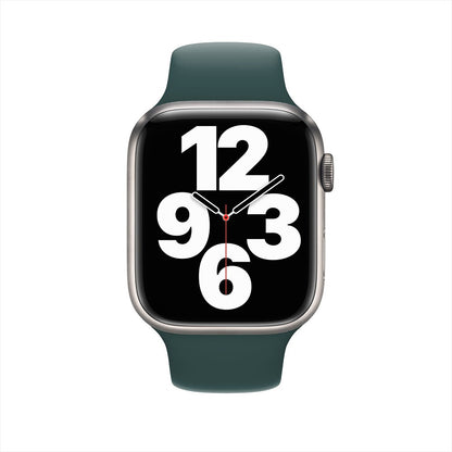 Curea Silicone Sport - Apple Watch 1/2/3/4/5/6/7/8/9/10/11/SE/SE2/SE3/Ultra 1/Ultra 2/Ultra 3 - 42/44/45/46/49 MM - M/L - Dark Green