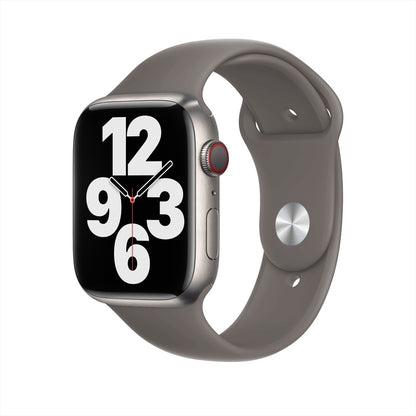 Silicone Sport Band - Apple Watch 1/2/3/4/5/6/7/8/9/10/11/SE/SE2/SE3/Ultra 1/Ultra 2/Ultra 3 - 42/44/45/46/49 MM - M/L - Dark Grey