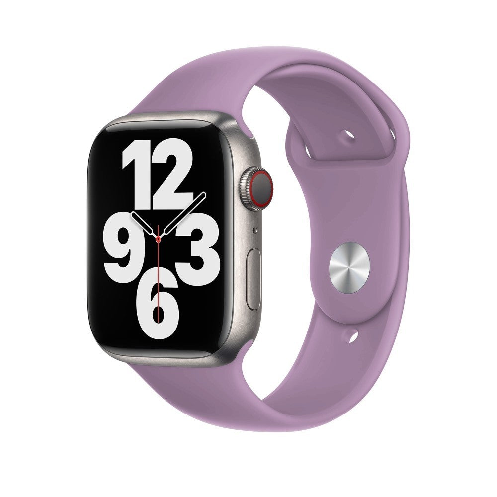 Curea Silicone Sport - Apple Watch 1/2/3/4/5/6/7/8/9/10/11/SE/SE2/SE3/Ultra 1/Ultra 2/Ultra 3 - 42/44/45/46/49 MM - M/L - Light Purple