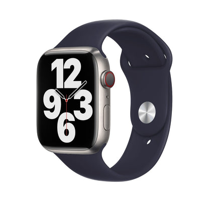 Silicone Sport Band - Apple Watch 1/2/3/4/5/6/7/8/9/10/11/SE/SE2/SE3/Ultra 1/Ultra 2/Ultra 3 - 42/44/45/46/49 MM - M/L - Midnight Blue