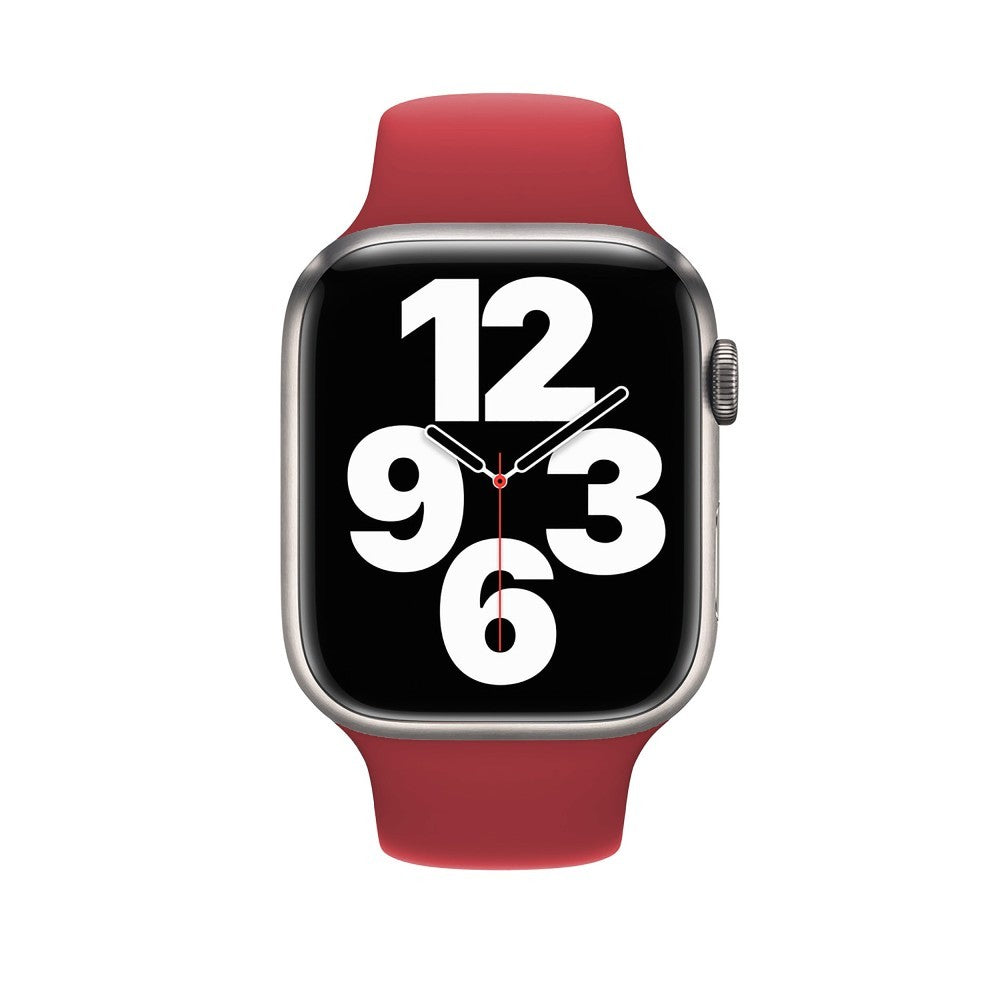 Curea Silicone Sport - Apple Watch 1/2/3/4/5/6/7/8/9/10/11/SE/SE2/SE3/Ultra 1/Ultra 2/Ultra 3 - 42/44/45/46/49 MM - M/L - Red