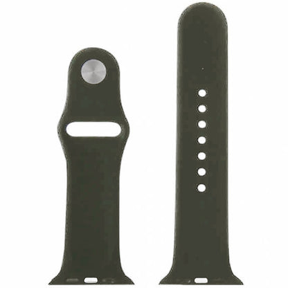 Silicone Sport Band - Apple Watch 1/2/3/4/5/6/7/8/9/10/11/SE/SE2/SE3/Ultra 1/Ultra 2/Ultra 3 - 42/44/45/46/49 MM - M/L - Webster Green
