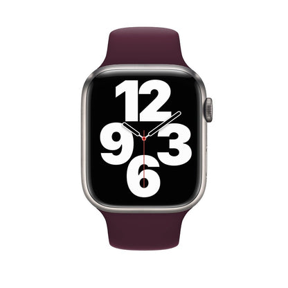 Curea Silicone Sport - Apple Watch 1/2/3/4/5/6/7/8/9/10/11/SE/SE2/SE3/Ultra 1/Ultra 2/Ultra 3 - 42/44/45/46/49 MM - M/L - Wine Red