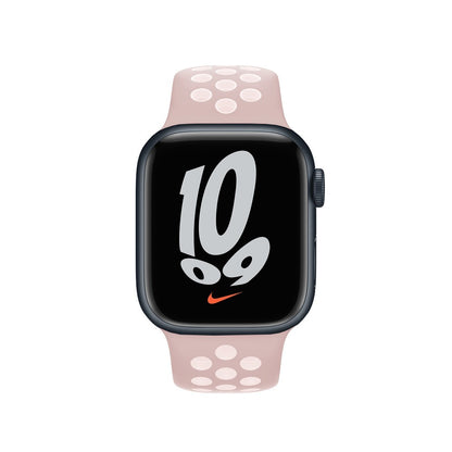 Curea Sport Loop Active - Apple Watch 1/2/3/4/5/6/7/8/9/10/11/SE/SE2/SE3/Ultra 1/Ultra 2/Ultra 3 - 42/44/45/46/49 MM - M/L - Light Pink/White