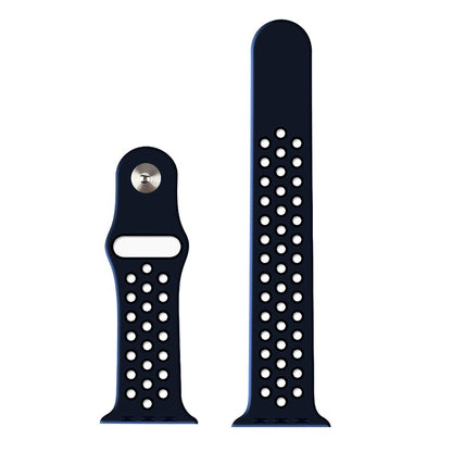 Curea Sport Loop Active - Apple Watch 1/2/3/4/5/6/7/8/9/10/11/SE/SE2/SE3/Ultra 1/Ultra 2/Ultra 3 - 42/44/45/46/49 MM - M/L - Midnight Blue/Black