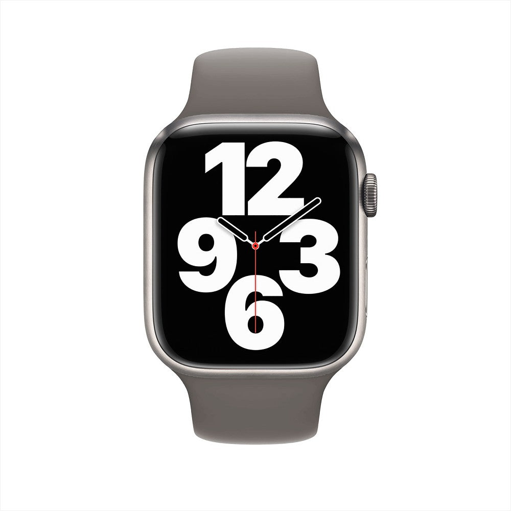 Curea Silicone Sport - Apple Watch 1/2/3/4/5/6/7/8/9/10/11/SE/SE2/SE3/Ultra 1/Ultra 2/Ultra 3 - 42/44/45/46/49 MM - S/M - Dark Grey