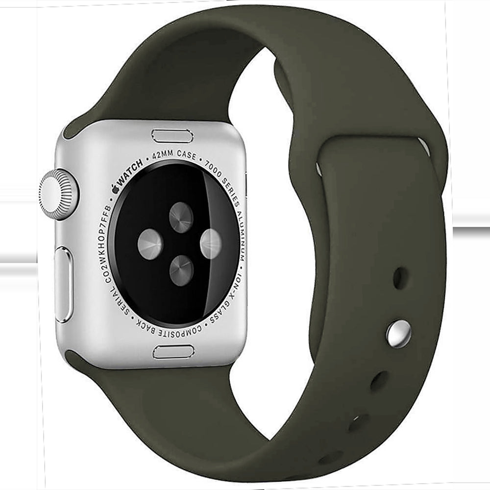 Curea Silicone Sport - Apple Watch 1/2/3/4/5/6/7/8/9/10/11/SE/SE2/SE3/Ultra 1/Ultra 2/Ultra 3 - 42/44/45/46/49 MM - S/M - Webster Green