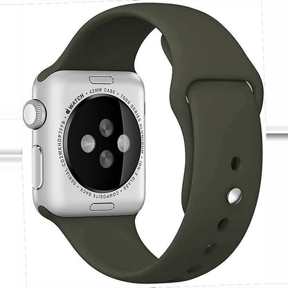 Curea Silicone Sport - Apple Watch 1/2/3/4/5/6/7/8/9/10/11/SE/SE2/SE3/Ultra 1/Ultra 2/Ultra 3 - 42/44/45/46/49 MM - S/M - Webster Green