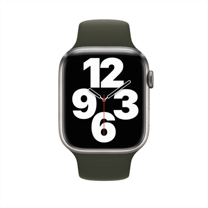 Curea Silicone Sport - Apple Watch 1/2/3/4/5/6/7/8/9/10/11/SE/SE2/SE3/Ultra 1/Ultra 2/Ultra 3 - 42/44/45/46/49 MM - S/M - Webster Green