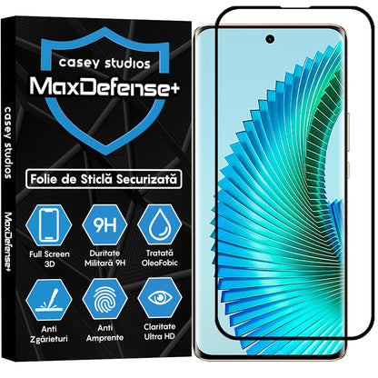 Folie Sticla MaxDefense+ - Honor Magic 6 Lite - Negru