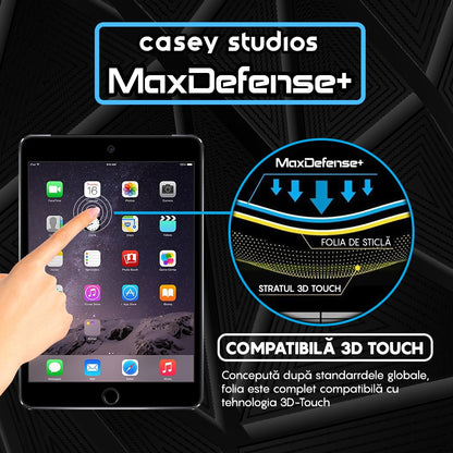 Folie Sticla MaxDefense+ - iPad Mini 2 (2013) 7.9" - Clear
