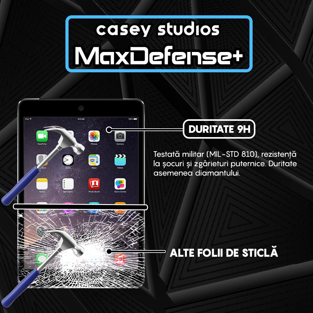 Folie Sticla MaxDefense+ - iPad Mini 3 (2014)7.9" - Clear