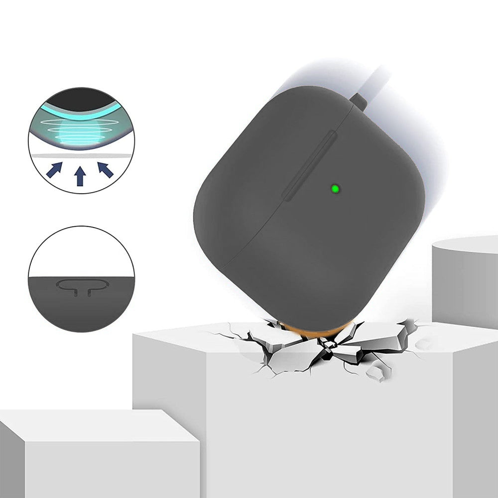 Soft Silicone Case - AirPods 3 - Dark Gray