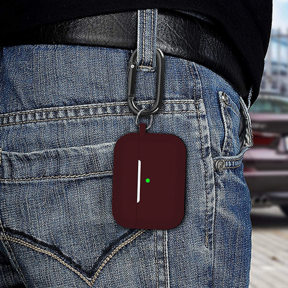 Husa Soft Silicone - AirPods Pro 1/2 - Burgundy