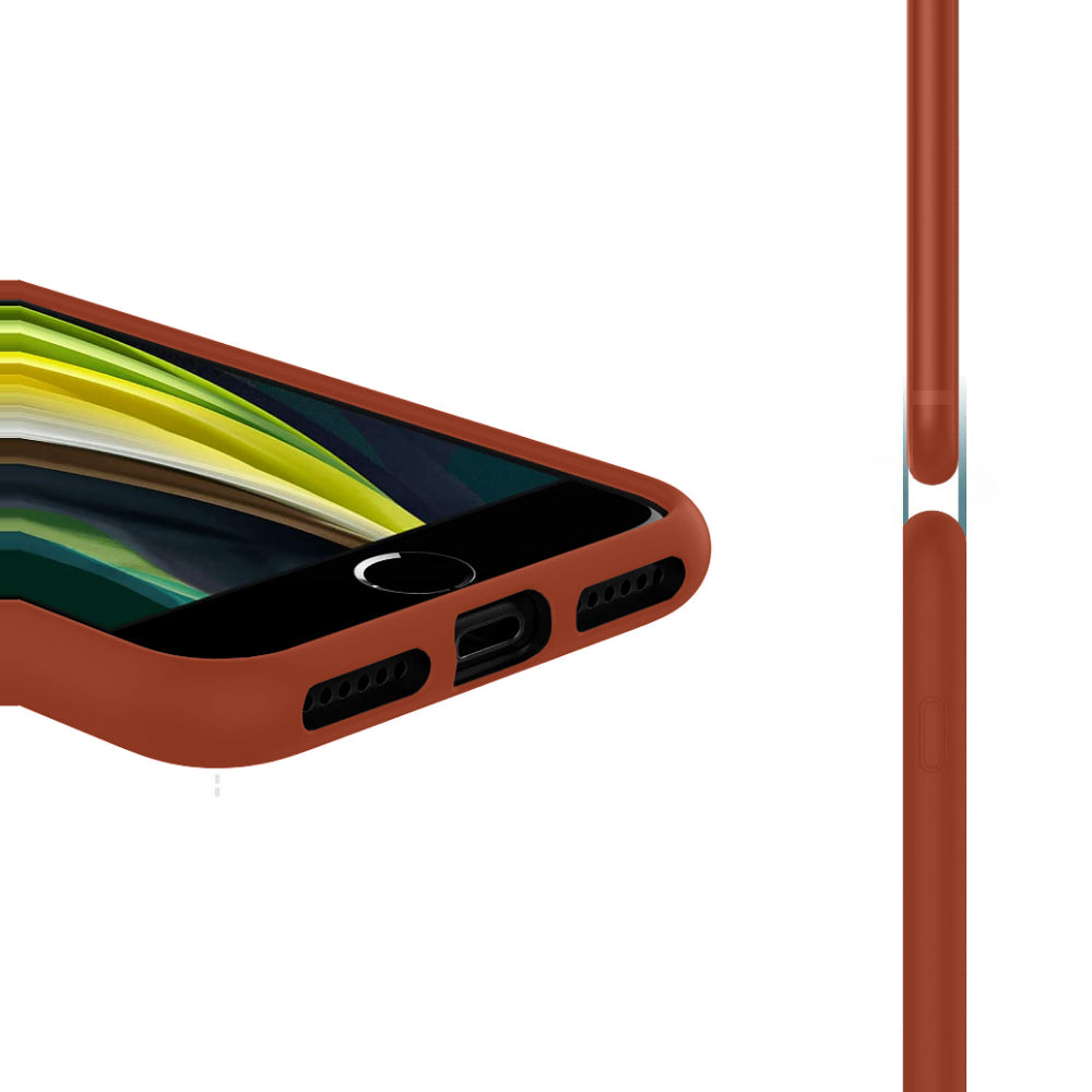 Husa Soft Silicone - iPhone 11 - Orange Red