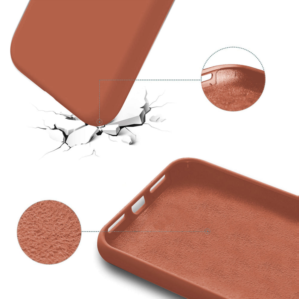 Husa Soft Silicone - iPhone 11 - Orange Red