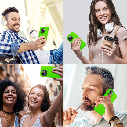 Soft Silicone Case - iPhone 13 Mini - Neon Green