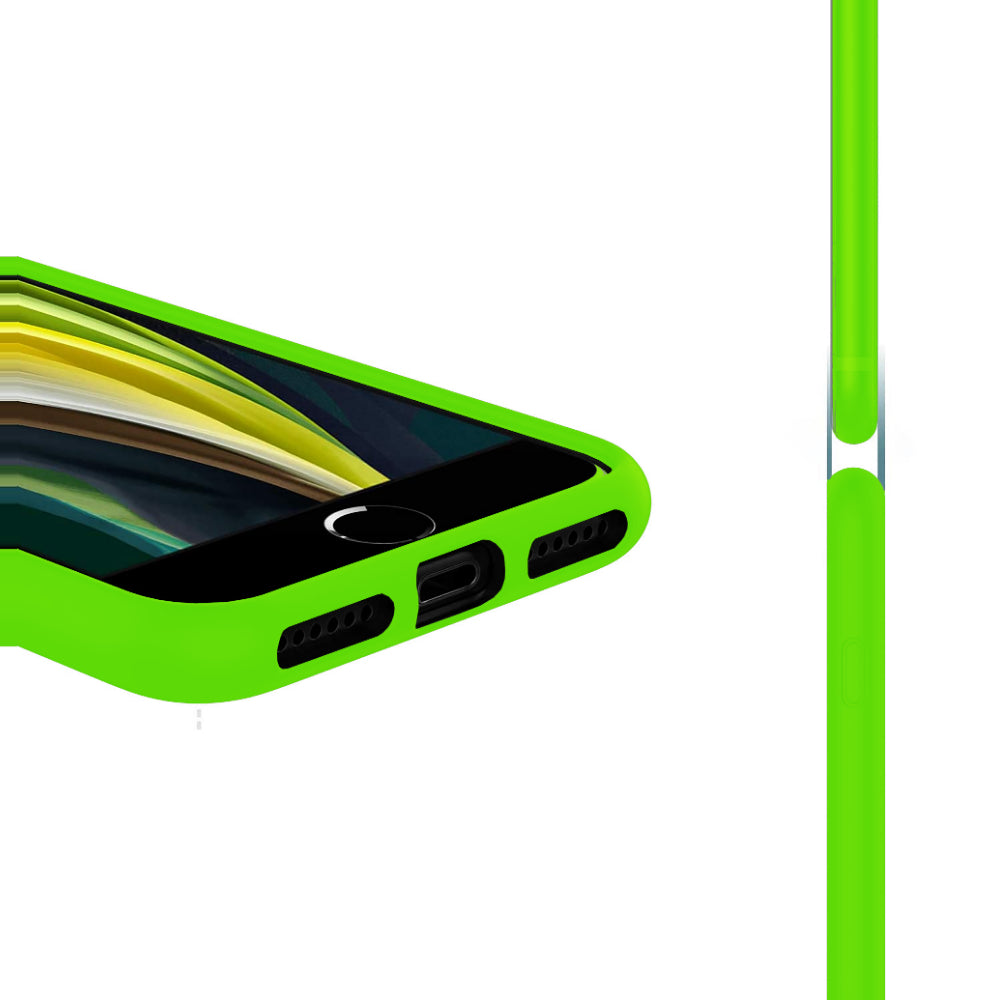 Soft Silicone Case - iPhone 13 Mini - Neon Green